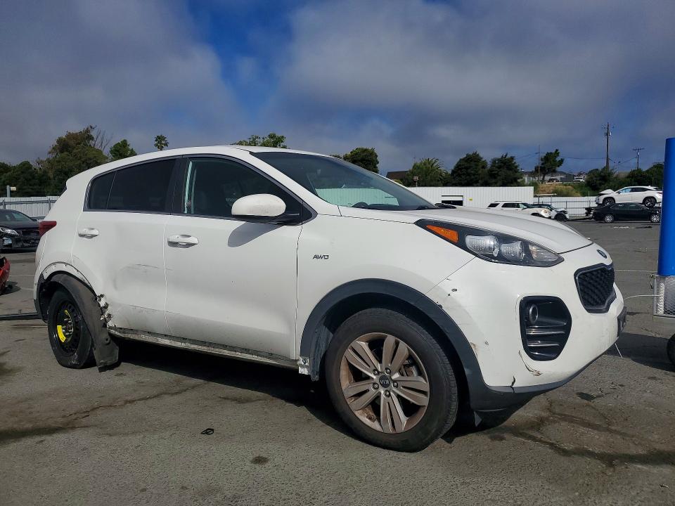 2018 Kia Sportage VIN KNDPMCAC8J7444474 COPART salvage auction — SIDE, Ca - Salvage Certificate, sold $2,950 on 2026-07-06 (photo 4)
