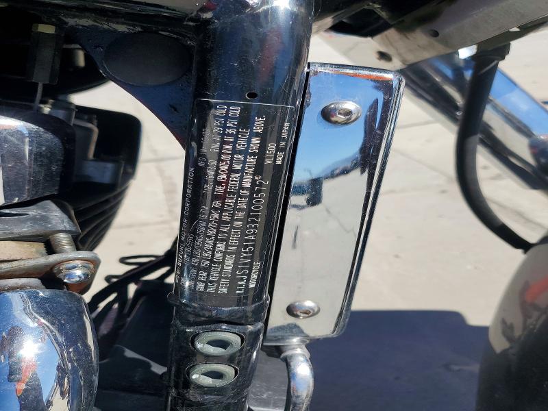 2003 Suzuki Vl 800 volusia VIN JS1VY51A932100572 COPART salvage auction — MECHANICAL, Ut - Salvage Certificate, sold $200 on 2026-07-16 (photo 9)