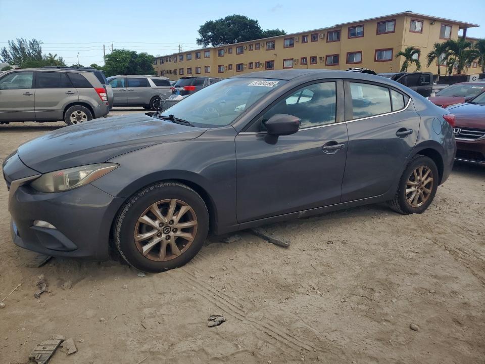 2016 Mazda 3 VIN JM1BM1U70G1331157 COPART salvage auction — FRONT END, Fl - Cert Of Title Slvg Rebuildable, sold $1,900 on 2026-07-31 (photo 1)