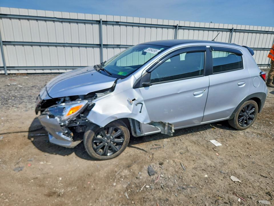 2024 Mitsubishi Mirage VIN ML32AWHJ1RH015002 COPART salvage auction — FRONT END, VA - CERT OF TITLE - SALVAGE, sold $1,200 on 2026-07-29 (photo 1)