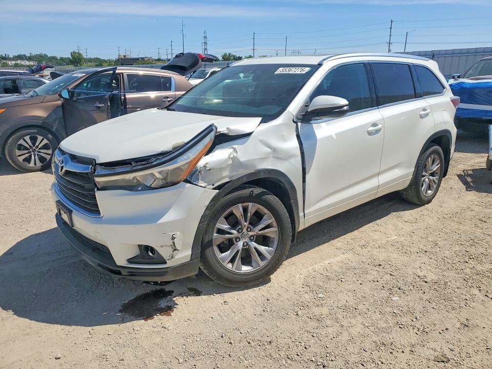 2015 Toyota VIN 5TDJKRFH0FS145903 COPART salvage auction — FRONT END, Ia - Cert Of Title-Salvage Title, sold $6,100 on 2026-07-22 (photo 1)