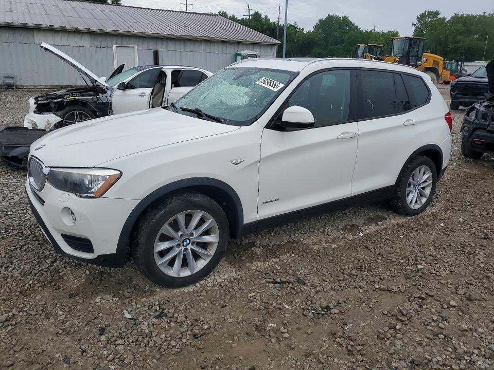 2016 BMW X3 VIN 5UXWX9C59G0D85510 COPART salvage auction — MINOR DENT/SCRATCHES, Fl - Certificate Of Title, sold $725 on 2026-07-24 (photo 1)