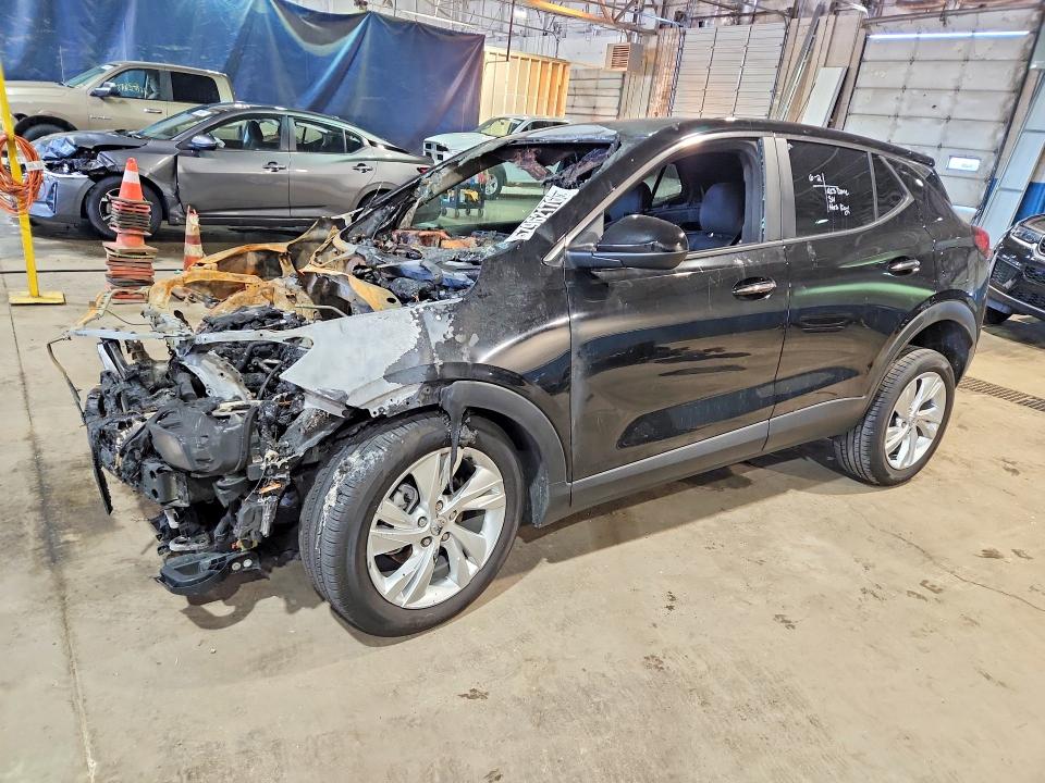 2026 Buick Encore gx VIN KL4AMCSL6TB106599 COPART salvage auction — ENGINE BURN, Mi - Scrap Certificate Of Title, sold $325 on 2026-07-24 (photo 1)