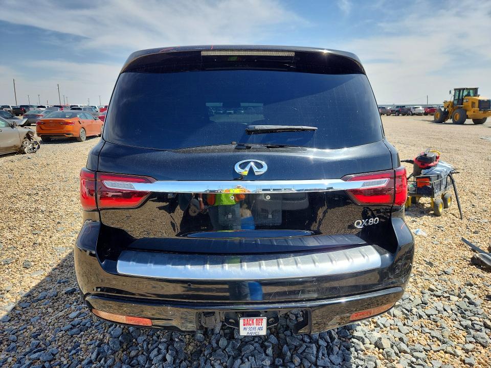 2018 Infiniti Qx80 VIN JN8AZ2NF0J9660611 COPART salvage auction — FRONT END, Tx - Salvage Vehicle Title, sold $275 on 2026-07-28 (photo 6)