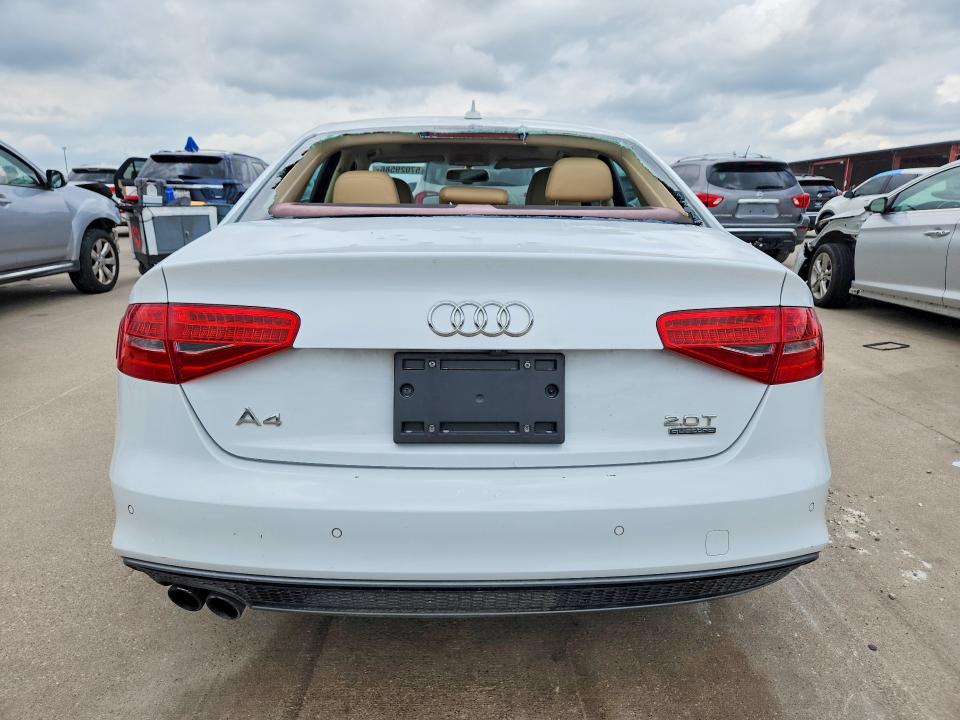 2015 Audi VIN WAUFFAFL7FN029648 COPART salvage auction — WATER/FLOOD, Tx - Salvage Title-Flood Damage, sold $550 on 2026-07-30 (photo 6)