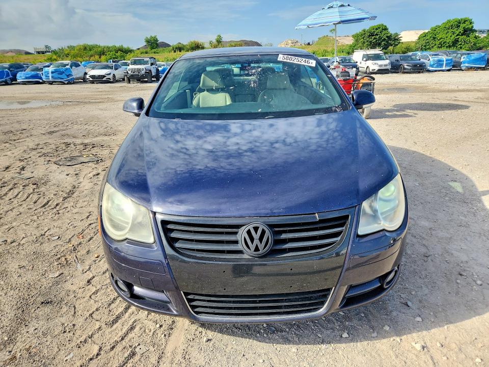 2007 Volkswagen Eos VIN WVWFA71F67V005011 COPART salvage auction — REAR END, Fl - Cert Of Title Slvg Rebuildable, sold $700 on 2026-07-23 (photo 5)