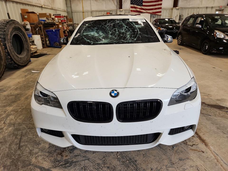 2012 BMW 5er VIN WBAFU7C52CDU65680 COPART salvage auction — VANDALISM, Wi - Junked Vehicle Bill Of Sale, sold $600 on 2026-07-08 (photo 5)