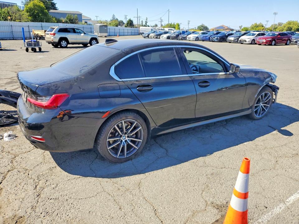 2020 BMW 3er VIN 3MW5R7J00L8B22173 COPART salvage auction — FRONT END, Ca - Salvage Certificate, sold $6,400 on 2026-07-10 (photo 3)