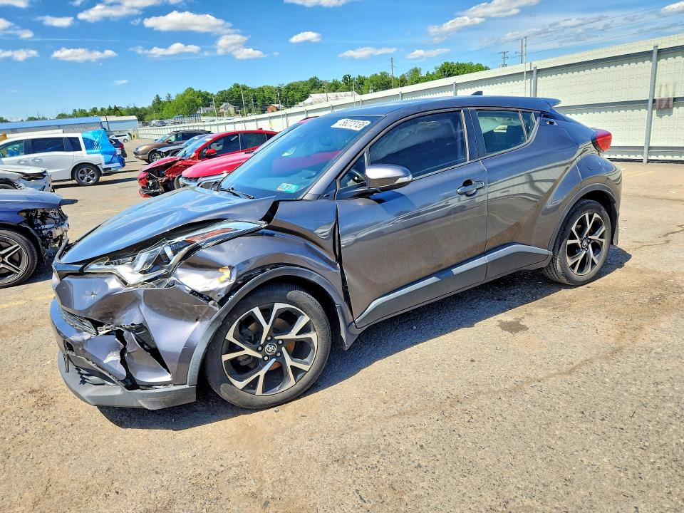 2018 Toyota C-hr VIN JTNKHMBX5J1000554 COPART salvage auction — FRONT END, Pa - Certificate Of Salvage, sold $3,950 on 2026-07-02 (photo 1)
