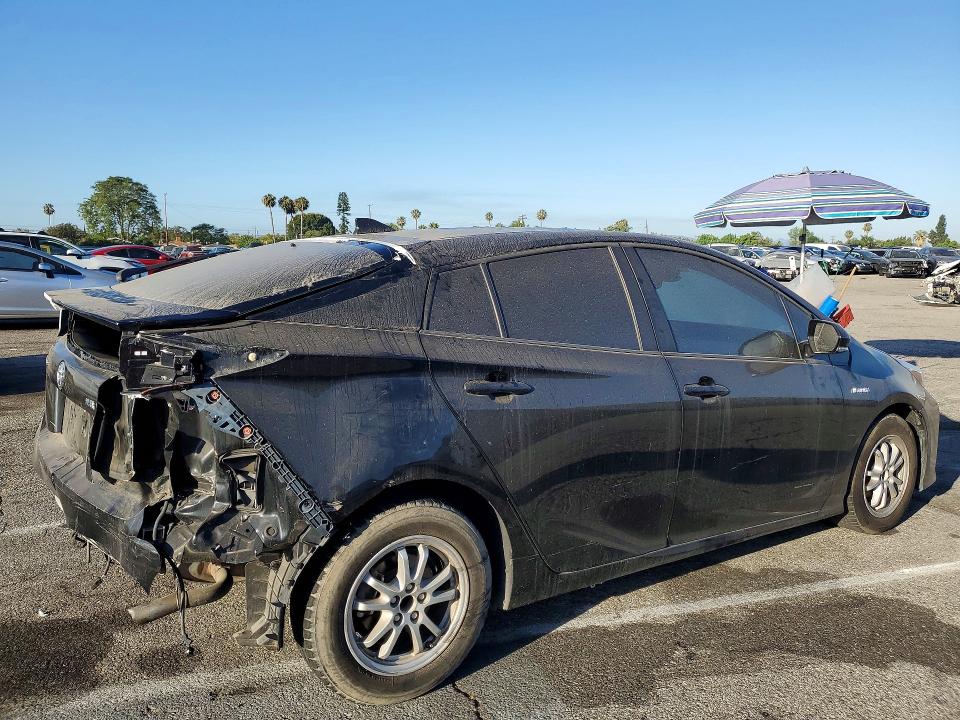 2019 Toyota Prius VIN JTDKARFU6K3079406 COPART salvage auction — REAR END, Ca - Salvage Certificate, sold $80 on 2026-07-24 (photo 3)