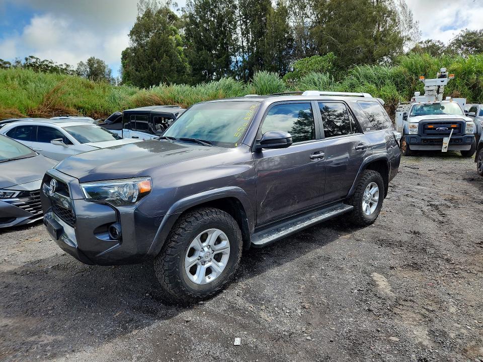 2017 Toyota 4runner VIN JTEBU5JR8H5456944 COPART salvage auction — FRONT END, Hi - Certificate Of Salvage, sold $4,450 on 2026-07-13 (photo 1)