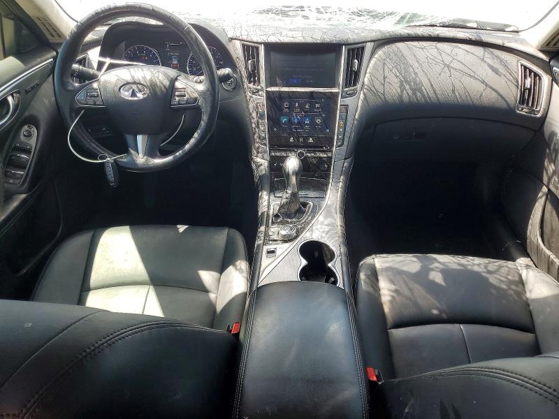 2016 Infiniti Q50 VIN JN1EV7AR3GM345073 COPART salvage auction — VANDALISM, Ca - Salvage Certificate, sold $2,050 on 2026-07-14 (photo 8)