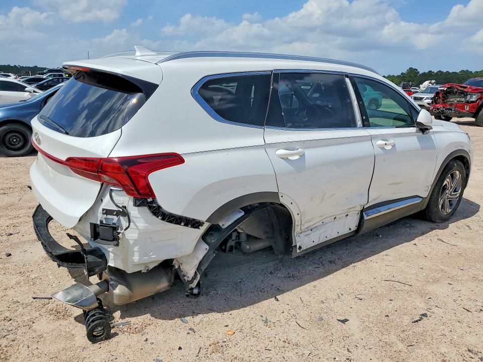 2022 Hyundai VIN 5NMS24AJ6NH446629 COPART salvage auction — REAR END, Tx - Salvage Vehicle Title, sold $6,800 on 2026-07-02 (photo 3)
