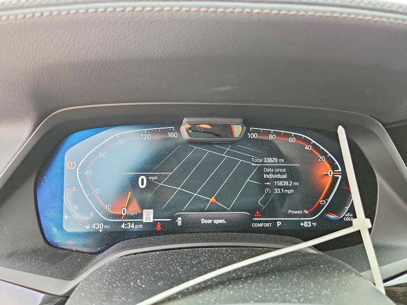 2022 BMW VIN 5UXCW2C04N9J27922 COPART salvage auction — FRONT END, Co - Public - Salvage Title, sold $35,000 on 2026-07-09 (photo 9)