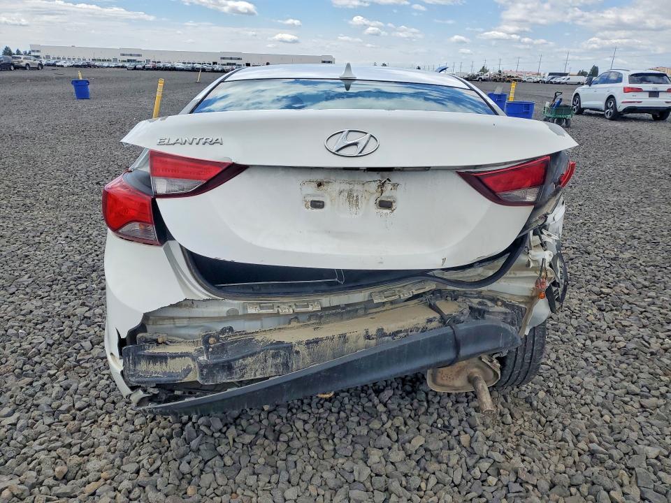 2015 Hyundai Elantra VIN 5NPDH4AE3FH569514 COPART salvage auction — REAR END, Wa - Bill Of Sale, sold $325 on 2026-07-22 (photo 6)