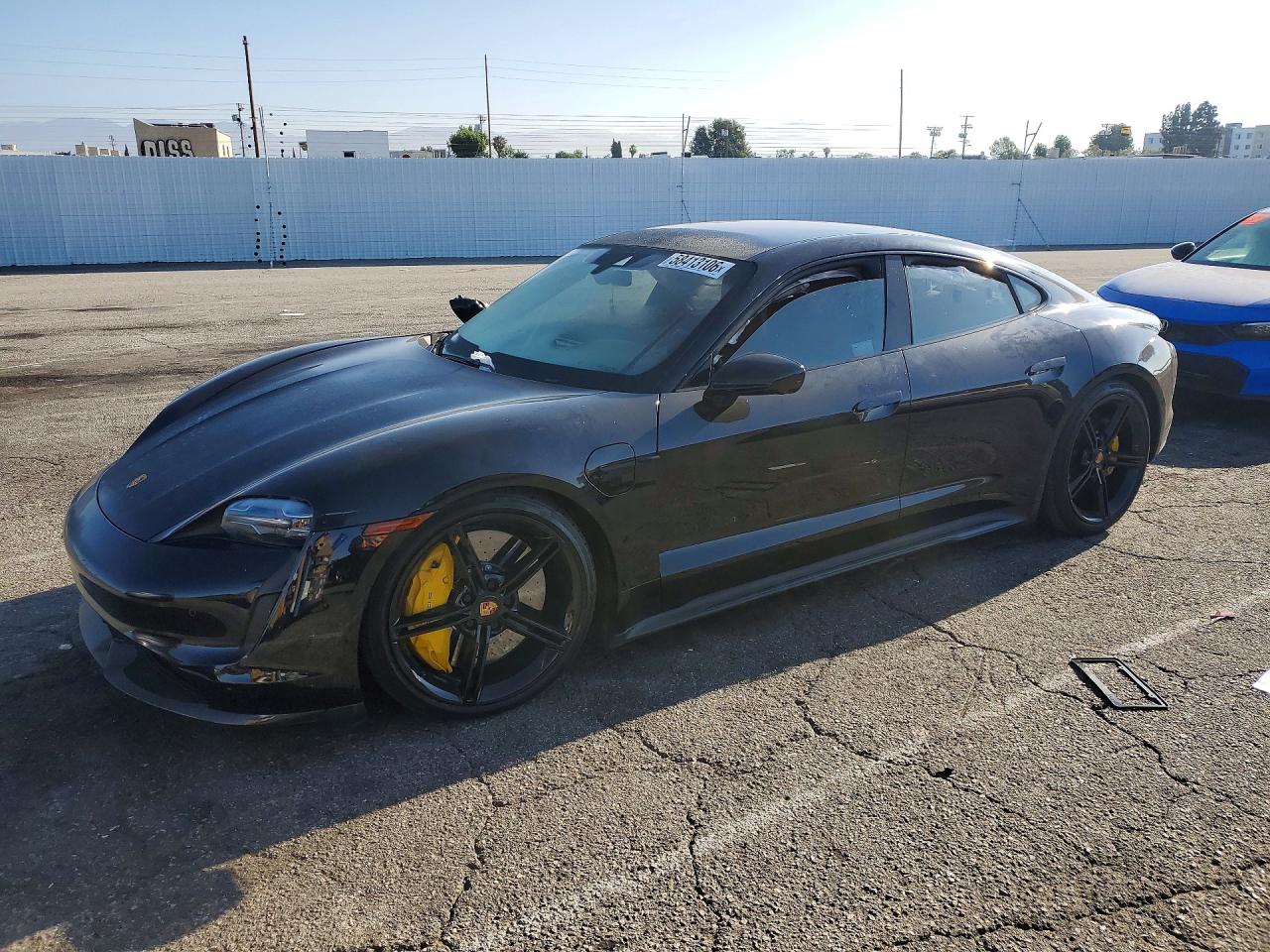 2021 Porsche Taycan VIN WP0AC2Y1XMSA62894 COPART salvage auction — Side, CA - SALVAGE CERTIFICATE, sold $27,250 on 2026-08-14 (photo 1)