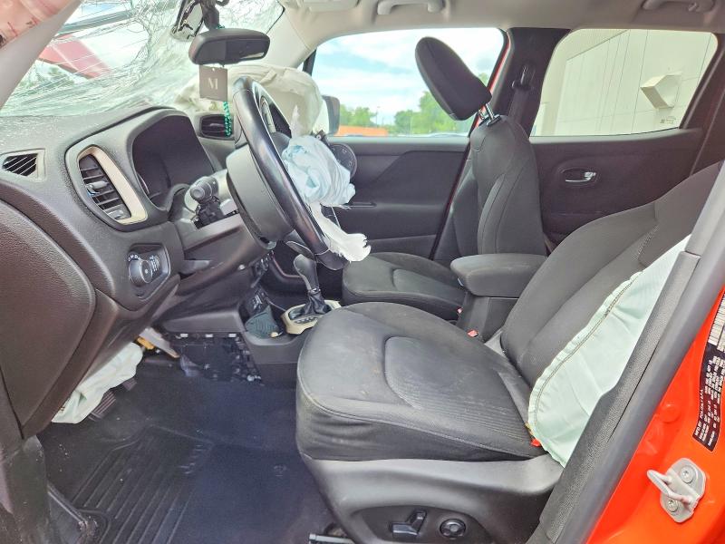 2017 Jeep Renegade VIN ZACCJABB5HPF38259 COPART salvage auction — FRONT END, Fl - Cert Of Title Slvg Rebuildable, sold $450 on 2026-07-06 (photo 7)