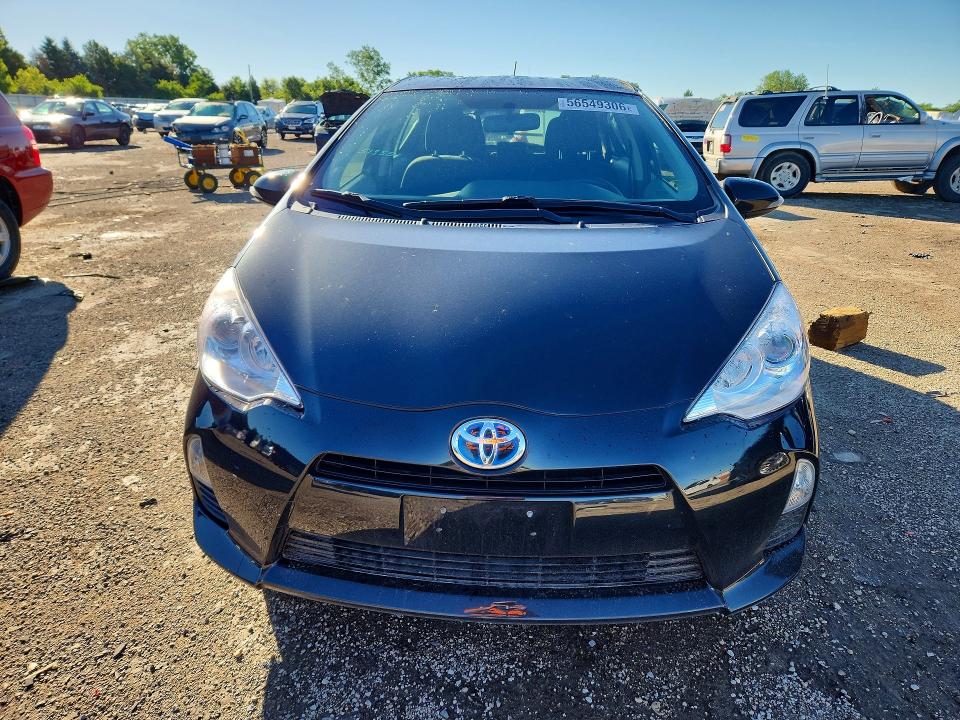 2012 Toyota Prius VIN JTDKDTB35C1525981 COPART salvage auction — REAR END, Il - Salvage Certificate, sold $1,150 on 2026-07-14 (photo 5)