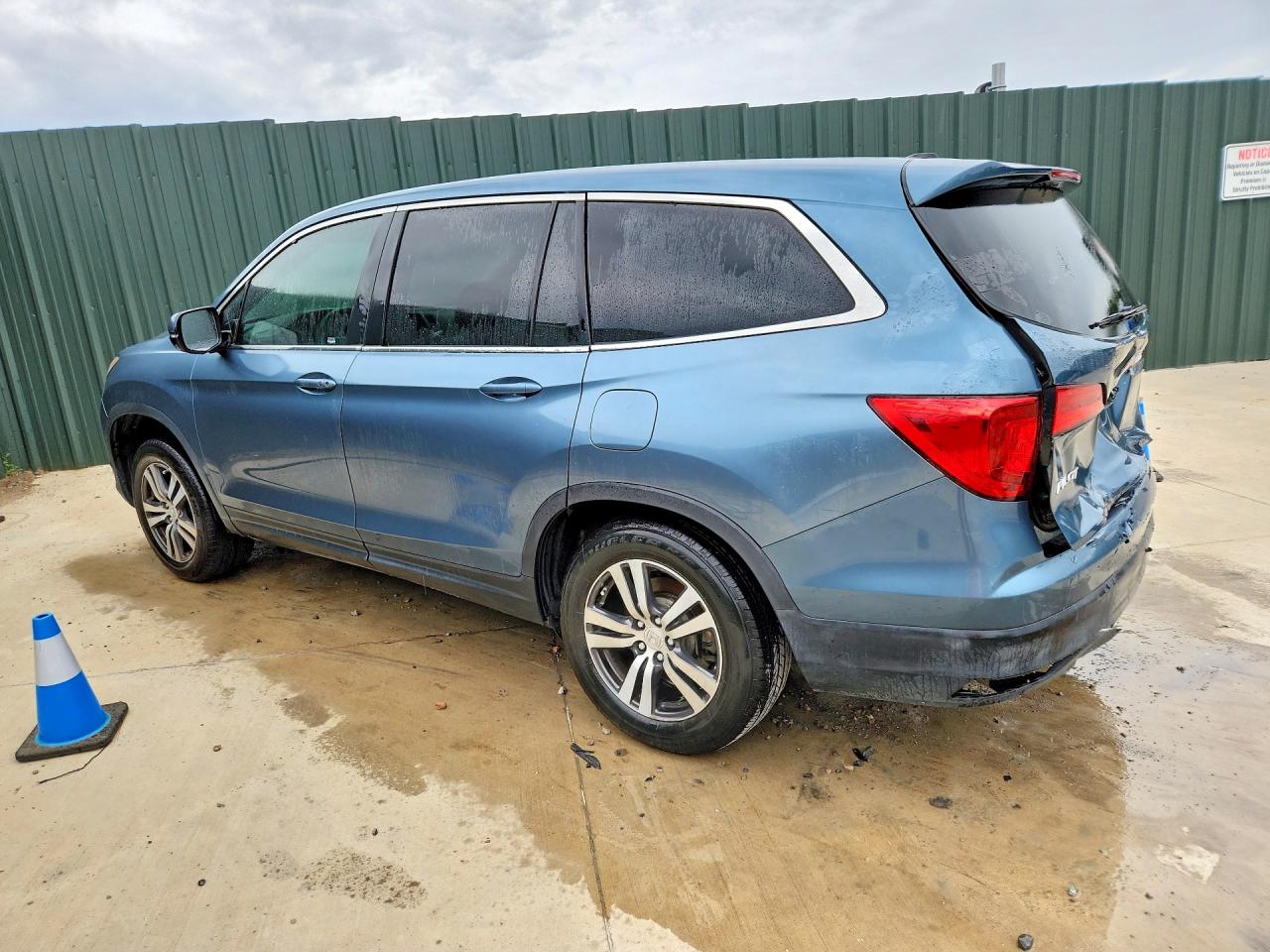 2018 Honda Pilot VIN 5FNYF5H39JB032641 COPART salvage auction — Rear End, GA - CERTIFICATE OF TITLE, sold $1,550 on 2026-07-09 (photo 2)