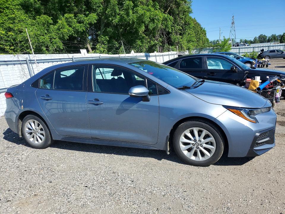 2020 Toyota Corrola VIN 5YFB4RBE2LP045624 COPART salvage auction — HAIL, On - Permit No Brand - Unfit, sold $7,400 on 2026-07-08 (photo 4)