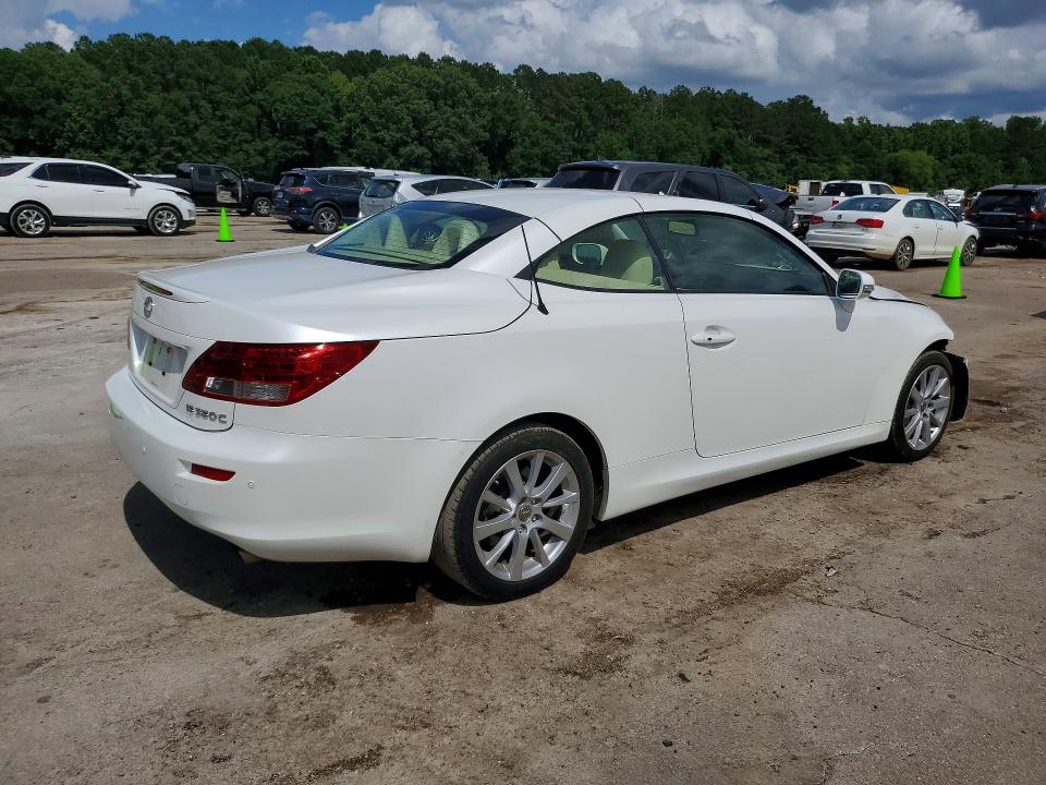 2013 Lexus Is VIN JTHFE2C22D2509679 COPART salvage auction — FRONT END, Ms - Cert Of Title-Salvaged, sold $3,050 on 2026-07-17 (photo 3)