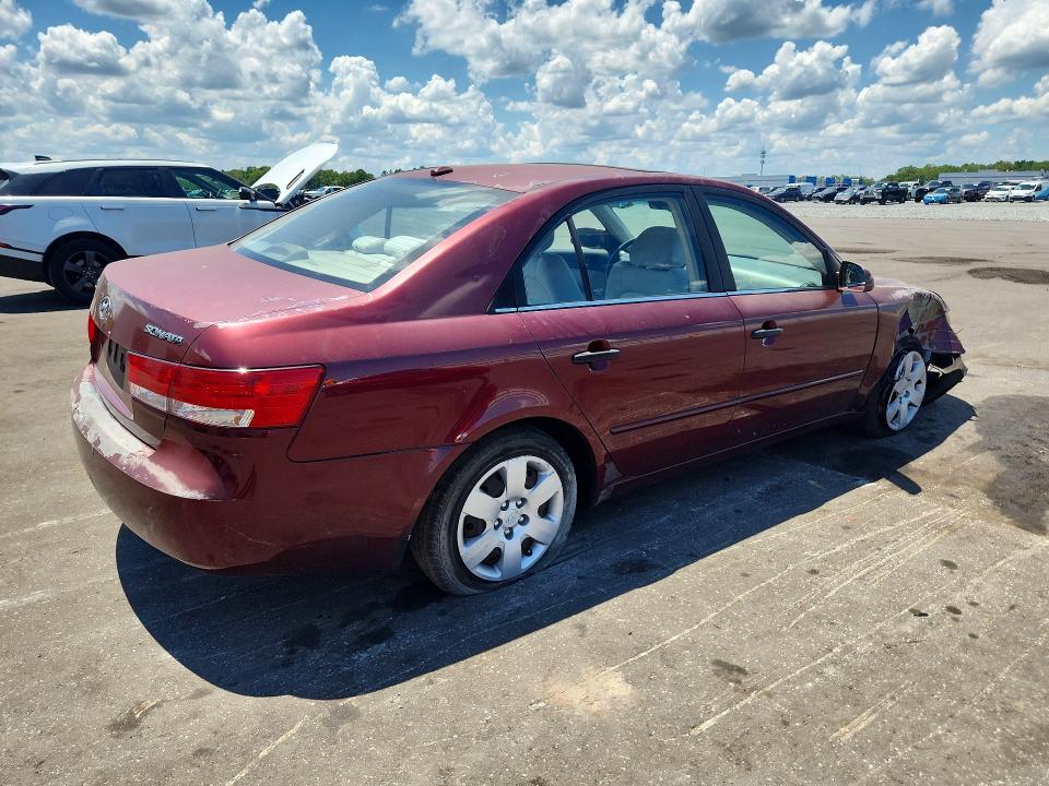 2008 Hyundai Sonata VIN 5NPET46C88H321420 COPART salvage auction — FRONT END, Fl - Cert Of Title Slvg Rebuildable, sold $275 on 2026-07-06 (photo 3)