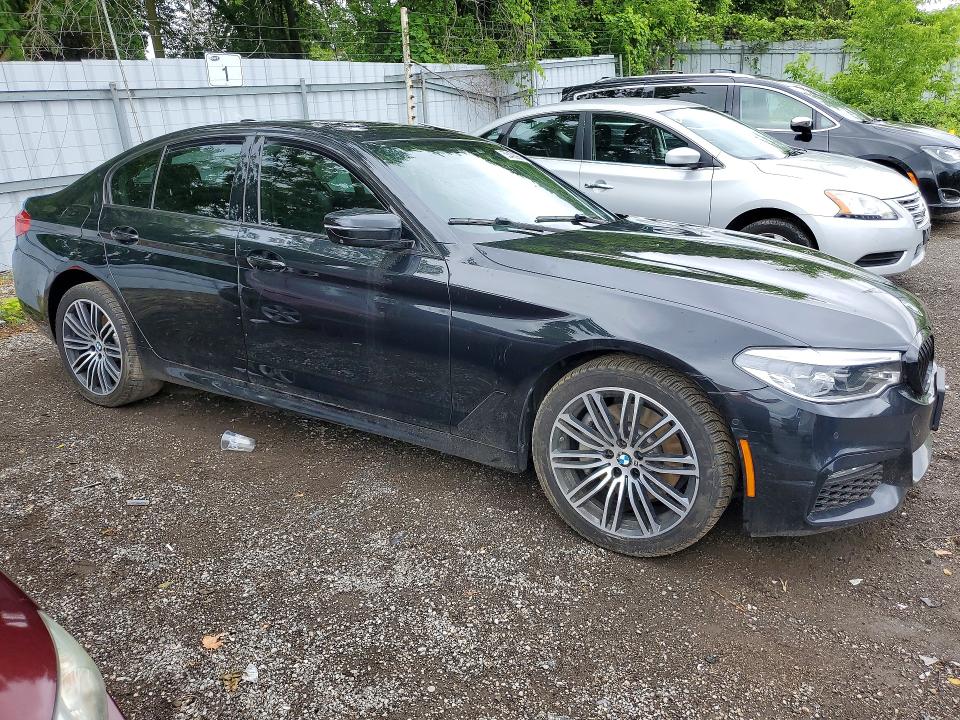 2017 BMW 5 series VIN WBAJA7C33HG905977 COPART salvage auction — SIDE, ON - PERMIT NO BRAND - UNFIT, sold $3,050 on 2026-07-23 (photo 4)