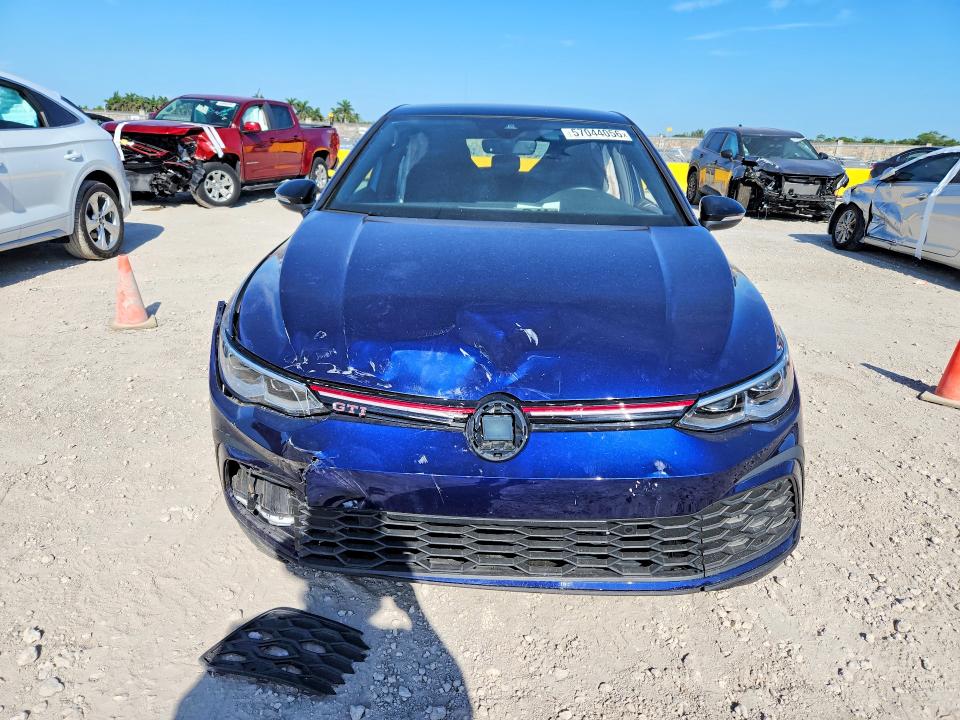2024 Volkswagen Gti VIN WVWSA7CD3RW179206 COPART salvage auction — FRONT END, Fl - Cert Of Title Slvg Rebuildable, sold $12,900 on 2026-08-05 (photo 5)