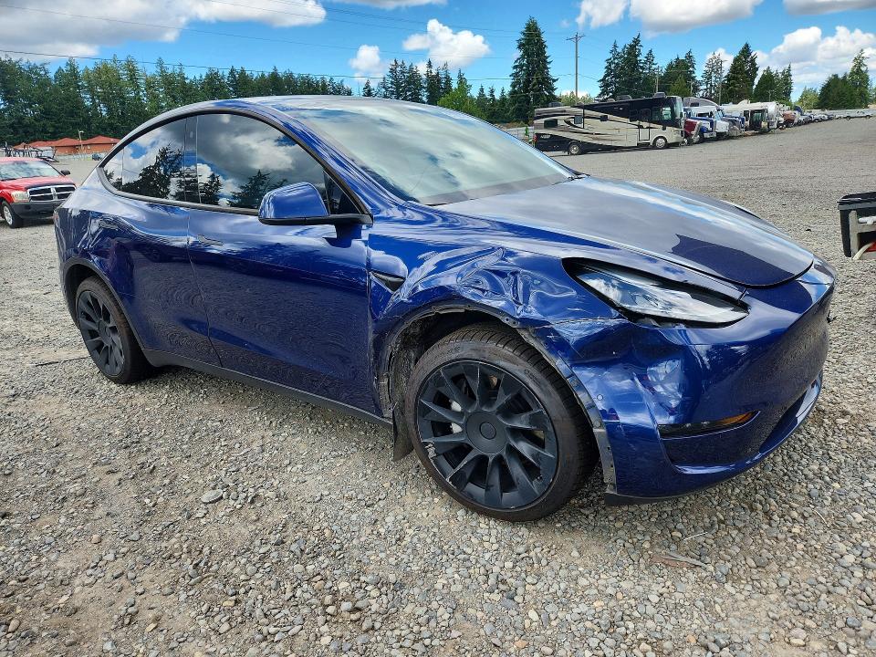 2022 Tesla Model y VIN 7SAYGDEE2NF548183 COPART salvage auction — FRONT END, Wa - Bill Of Sale, sold $850 on 2026-07-28 (photo 4)