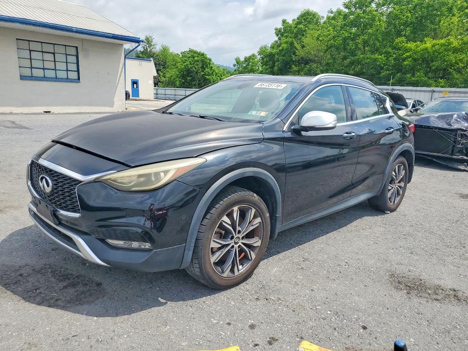 2017 Infiniti Qx30 VIN SJKCH5CR9HA028993 COPART salvage auction — FRONT END, Pa - Cert Of Title, sold $2,150 on 2026-07-07 (photo 1)
