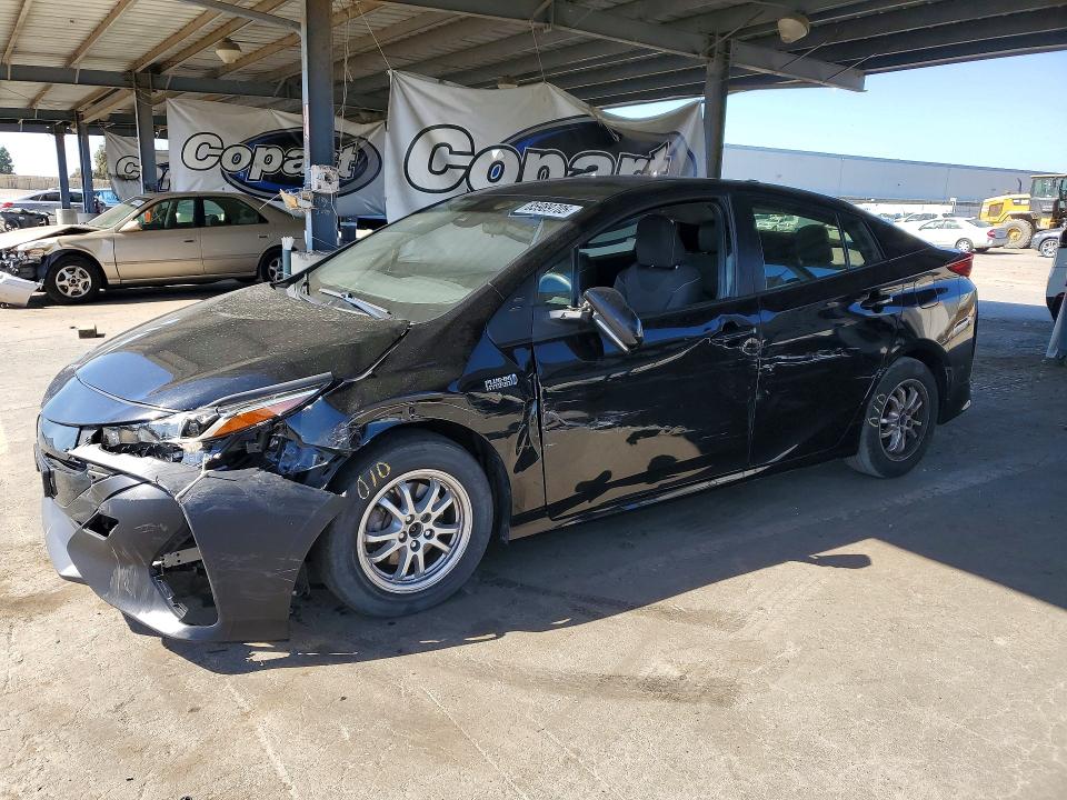 2021 Toyota Prius VIN JTDKAMFP4M3181819 COPART salvage auction — FRONT END, Ca - Salvage Certificate, sold $4,650 on 2026-07-14 (photo 1)