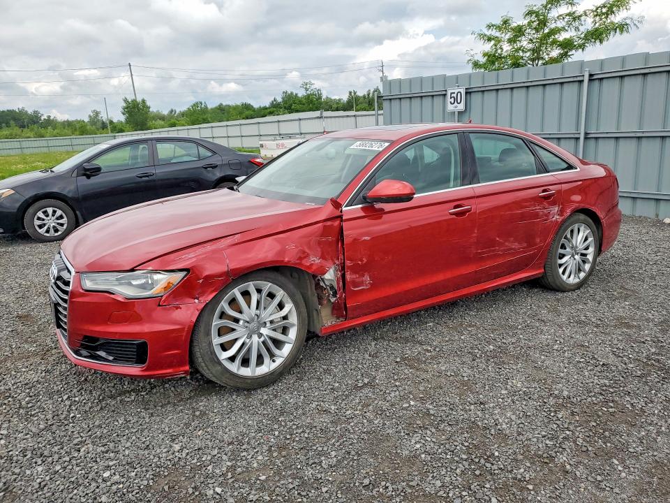 2016 Audi A6 VIN WAUHFAFC8GN073359 COPART salvage auction — SIDE, ON - PERMIT NO BRAND - UNFIT, sold $4,300 on 2026-07-16 (photo 1)