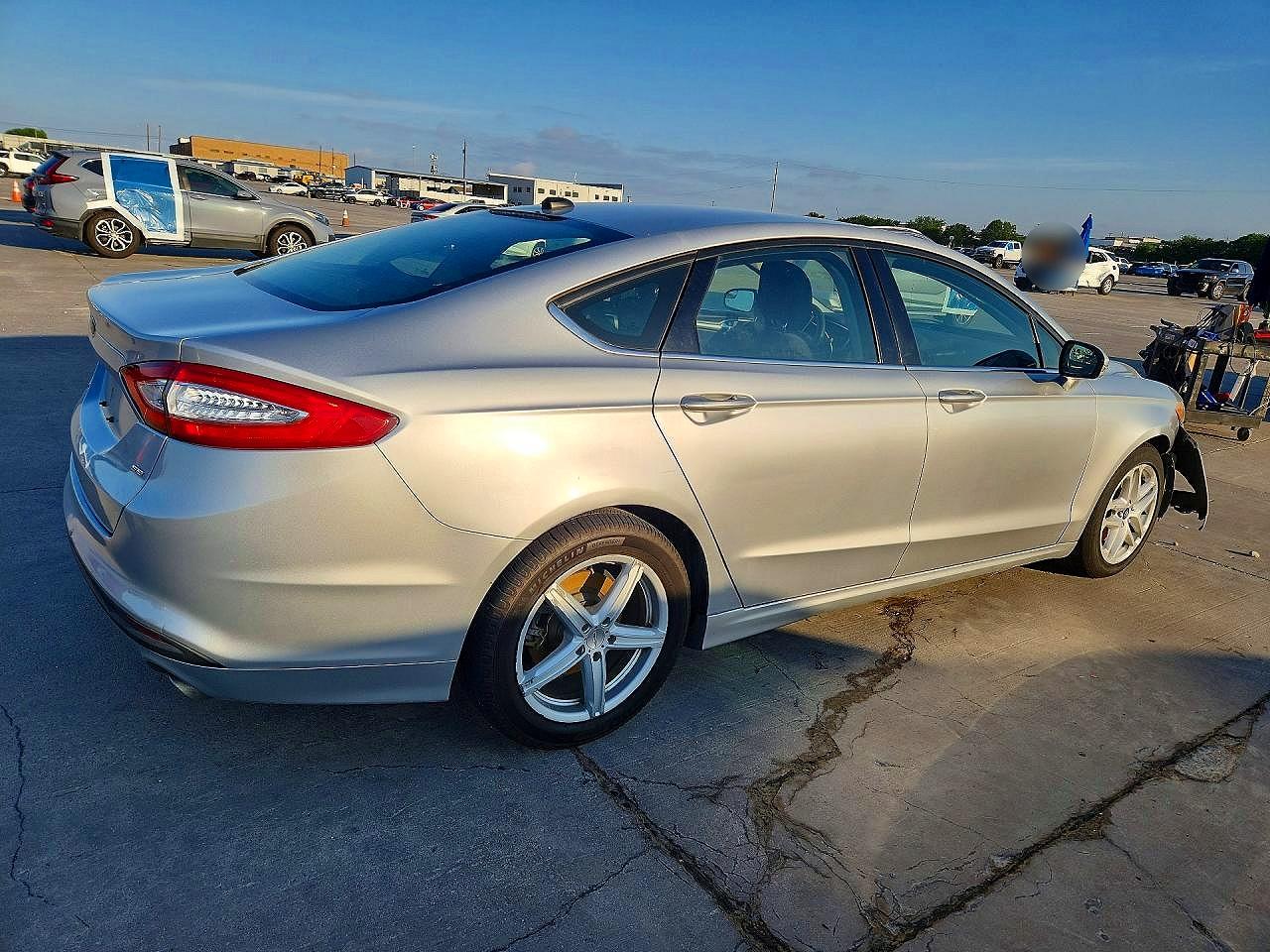 2015 Ford Fusion VIN 3FA6P0H79FR136925 COPART salvage auction — Front End, TX - SALVAGE VEHICLE TITLE, sold $1,750 on 2022-12-20 (photo 3)