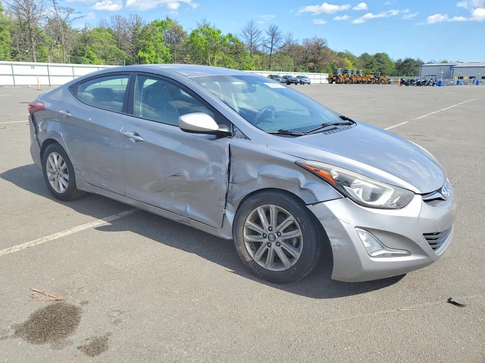 2015 Hyundai VIN KMHDH4AE8FU420730 COPART salvage auction — FRONT END, Ny - Mv-907A Salvage Certificate, sold $1,150 on 2026-07-13 (photo 4)