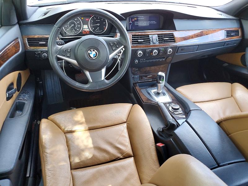 2010 BMW 5 series VIN WBANU5C55AC125071 COPART salvage auction — FRONT END, Md - Cert Of Salvage > 75% Damage, sold $375 on 2026-07-07 (photo 8)