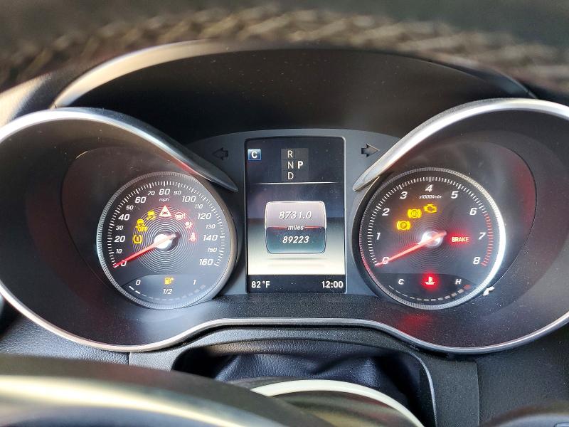 2018 Mercedes-benz Glc VIN WDC0G4JB7JV102428 COPART salvage auction — FRONT END, Ca - Salvage Certificate, sold $6,200 on 2026-08-13 (photo 9)