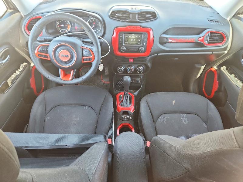 2015 Jeep Renegade VIN ZACCJAAT8FPB82123 COPART salvage auction — FRONT END, Ca - Salvage Certificate, sold $800 on 2026-07-10 (photo 8)
