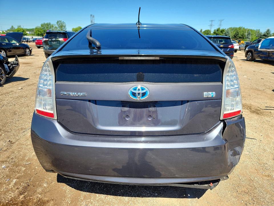 2010 Toyota Prius VIN JTDKN3DU5A0041766 COPART salvage auction — REAR END, IL - SALVAGE CERTIFICATE, sold $275 on 2026-07-14 (photo 6)