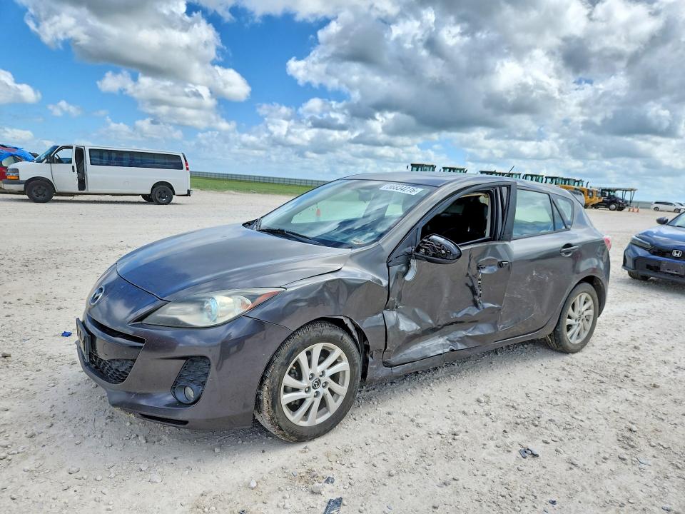 2013 Mazda 3 VIN JM1BL1MP8D1791696 COPART salvage auction — SIDE, Tx - Salvage Vehicle Title, sold $825 on 2026-07-16 (photo 1)