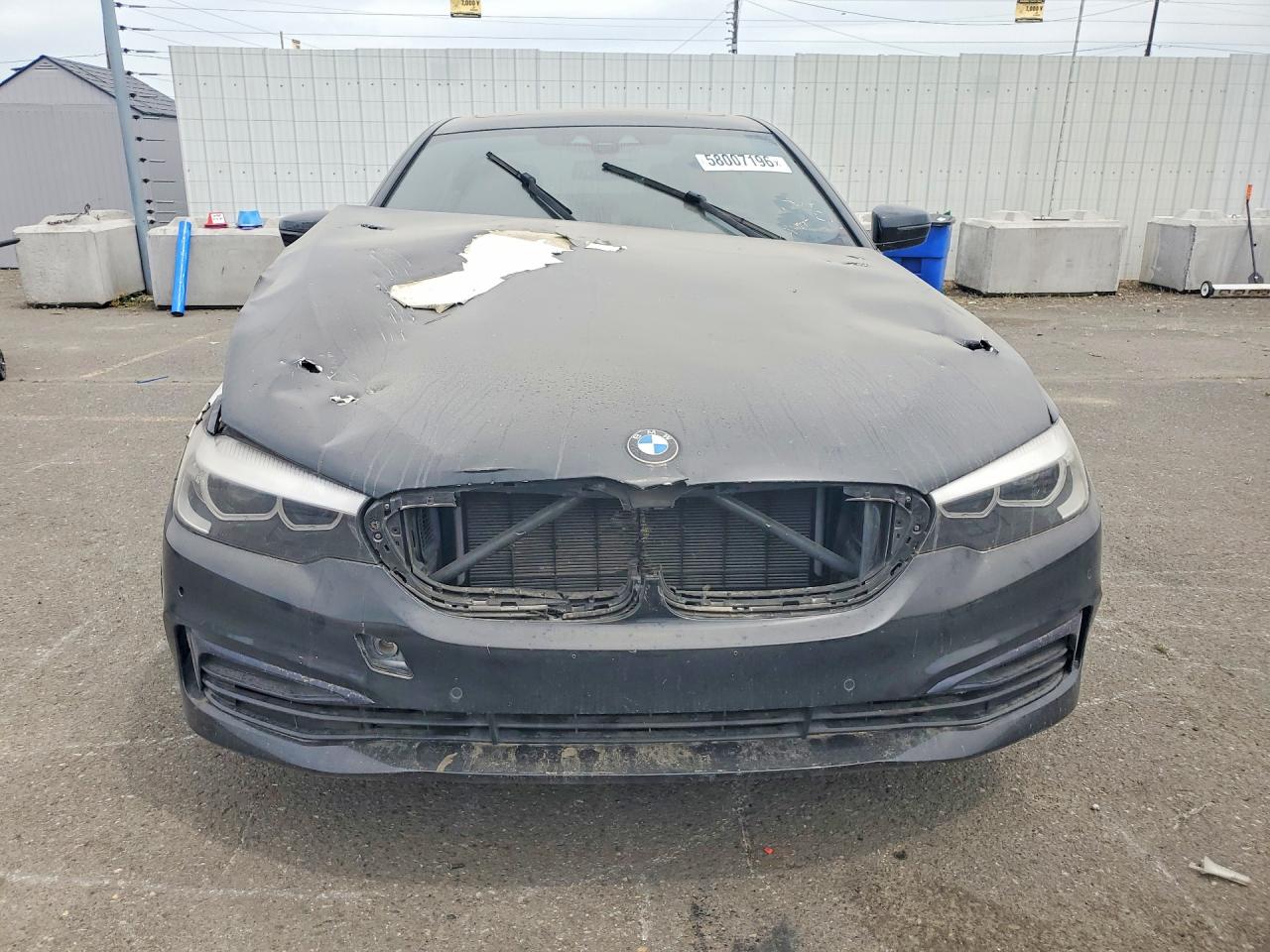 2020 BMW 5 Series VIN WBAJR3C03LCD71647 COPART salvage auction — Burn Engine, CA - CERTIFICATE OF TITLE, sold $5,800 on 2026-07-01 (photo 5)