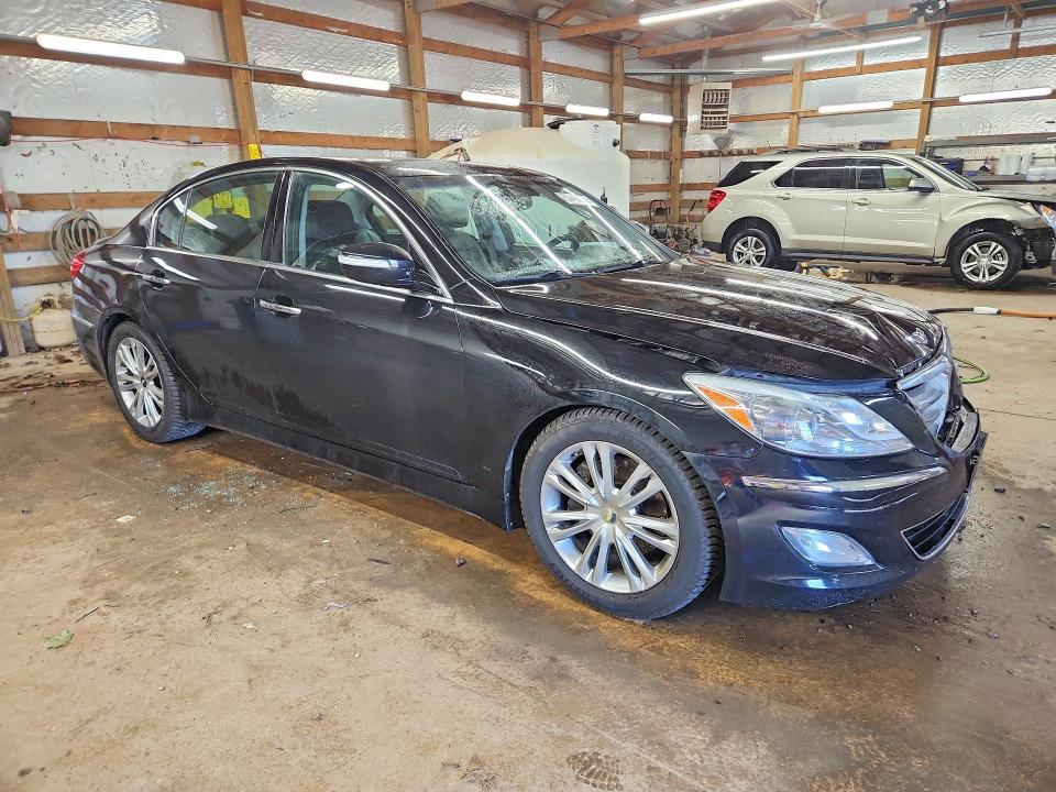 2013 Hyundai Genesis VIN KMHGC4DD5DU256543 COPART salvage auction — FRONT END, Il - Salvage Certificate, sold $1,150 on 2026-07-20 (photo 4)