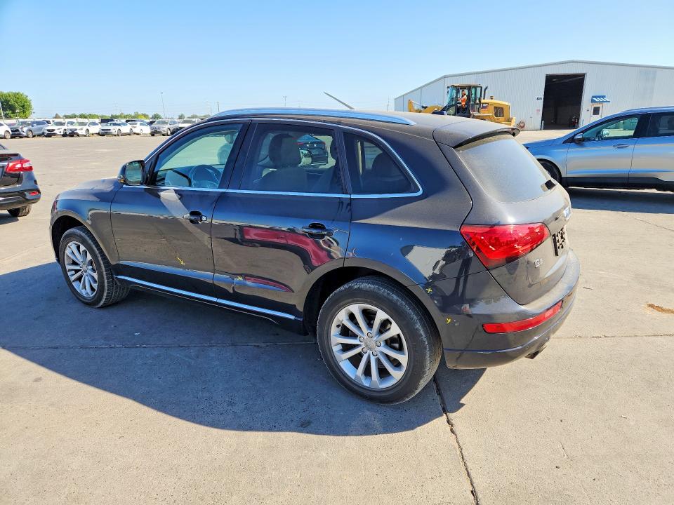 2013 Audi Q5 VIN WA1LFAFP4DA014824 COPART salvage auction — FRONT END, Ca - Salvage Certificate, sold $2,500 on 2026-07-13 (photo 2)