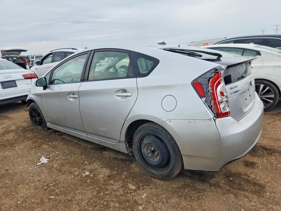 2012 Toyota Prius VIN JTDKN3DU0C5437898 COPART salvage auction — FRONT END, Il - Salvage Certificate, sold $725 on 2026-07-28 (photo 2)
