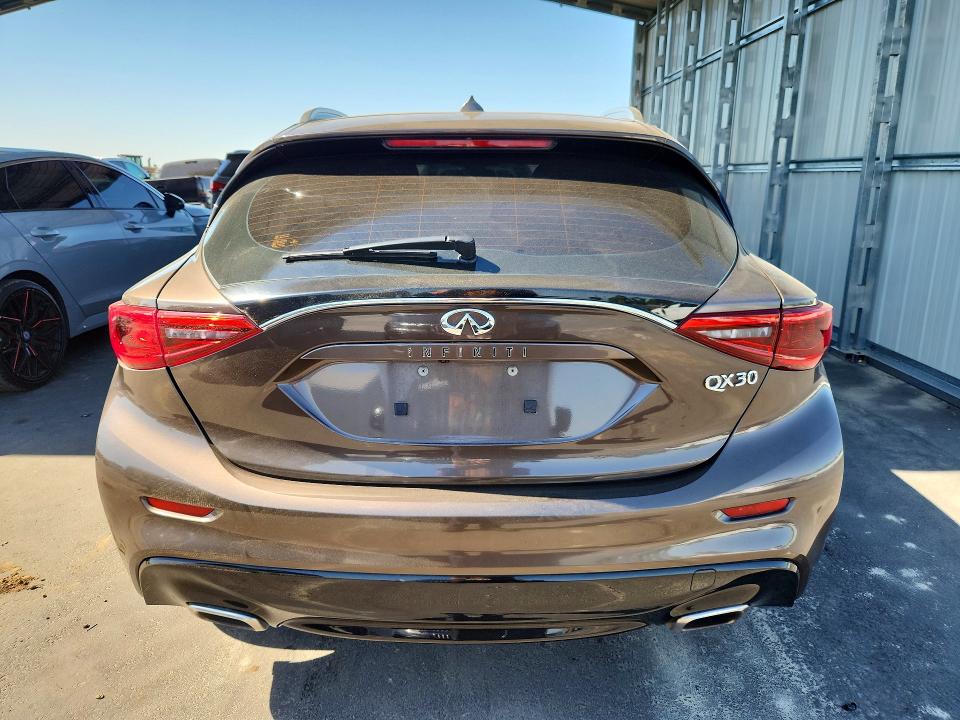 2017 Infiniti Qx30 VIN SJKCH5CP7HA031292 COPART salvage auction — FRONT END, Ca - Salvage Certificate, sold $6,600 on 2026-07-23 (photo 6)