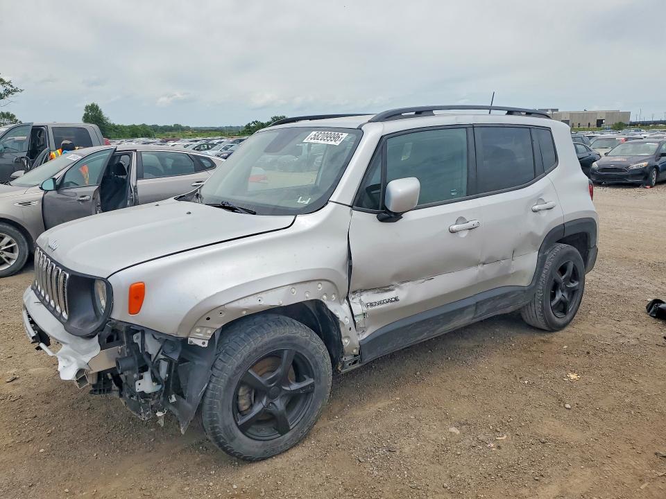 2020 Jeep Renegade VIN ZACNJABB0LPL34595 COPART salvage auction — FRONT END, Ia - Certificate Of Title, sold $850 on 2026-07-10 (photo 1)