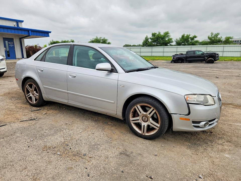 2007 Audi A4 VIN WAUDF78E37A058081 COPART salvage auction — HAIL, Wi - Junked Vehicle Bill Of Sale, sold $300 on 2026-07-14 (photo 4)
