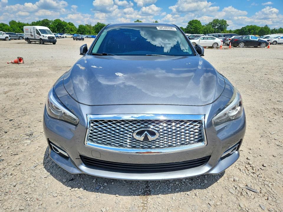 2015 Infiniti Q50 VIN JN1BV7AR7FM408533 COPART salvage auction — SIDE, Oh - Cert Of Title-Salvage, sold $2,100 on 2026-07-07 (photo 5)