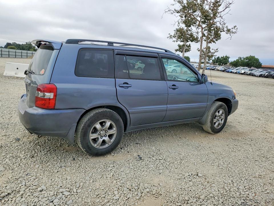 2005 Toyota Highlander VIN JTEDP21A850087701 COPART salvage auction — REAR END, Ca - Salvage Certificate, sold $925 on 2026-07-02 (photo 3)