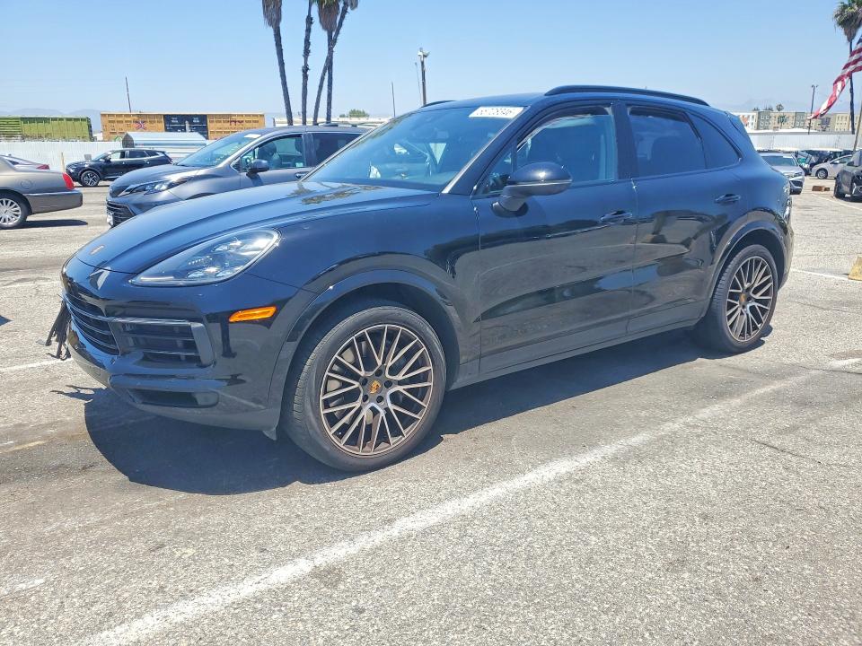 2021 Porsche Cayenne VIN WP1AB2AYXMDA27704 COPART salvage auction — FRONT END, Ca - Salvage Certificate, sold $14,300 on 2026-07-14 (photo 1)