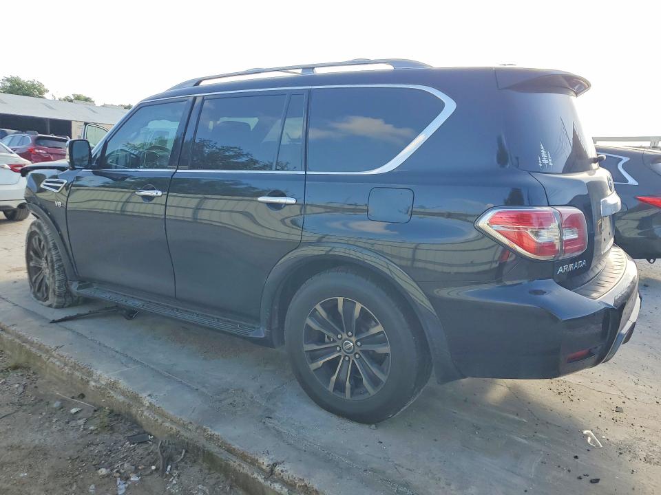 2019 Nissan Armada VIN JN8AY2NF6K9352606 COPART salvage auction — FRONT END, Tx - Salvage Vehicle Title, sold $625 on 2026-07-28 (photo 2)